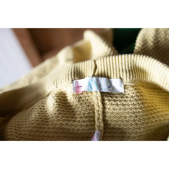 Free People Hailee Sweater Set Large Dried Moss NWT - Picture 5 of 5